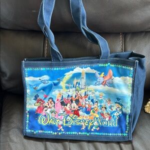 Disney Blue Character Tote Bag